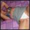 clacton on sea, wife wants to flash her white panties in public