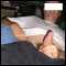 Couple into Massage and Gentle Pleasure